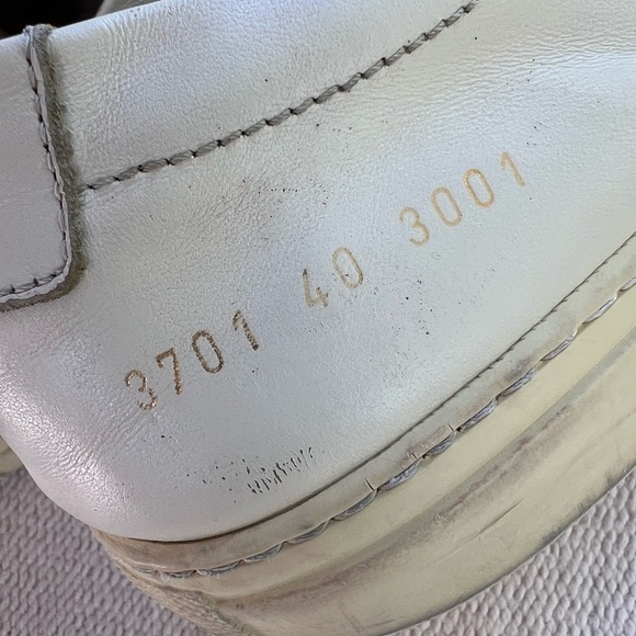 Women by Common Projects White Sneakers Size 40 - Picture 9 of 9